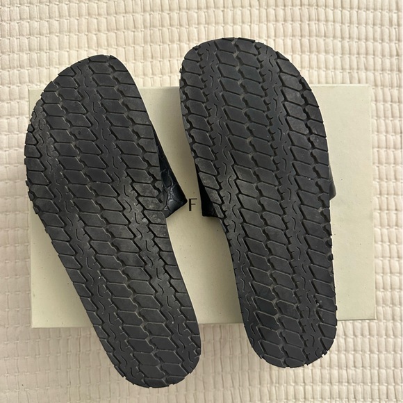 Dear Frances Vegan Base Slide in Black Croc - Picture 8 of 8